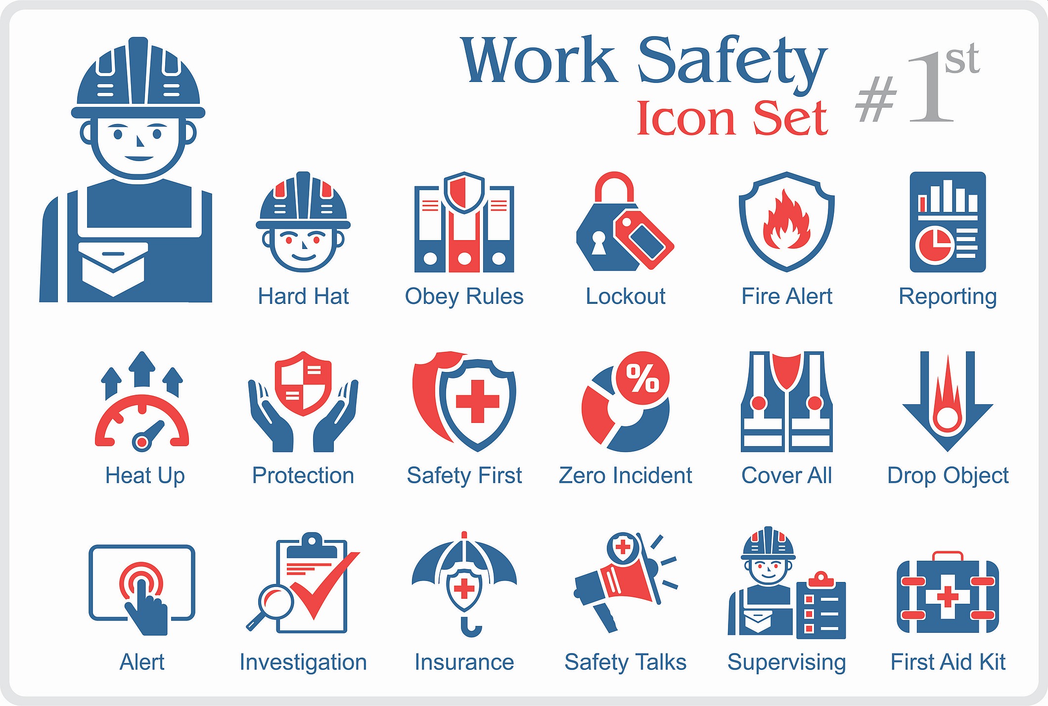 17 Work Safety Icon Set MasterBundles 17 Work Safety Icon Set MasterBundles