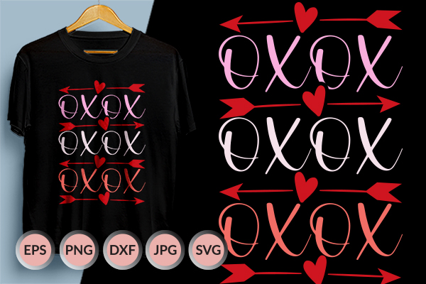 xoxo retro valentine sublimation 4 197