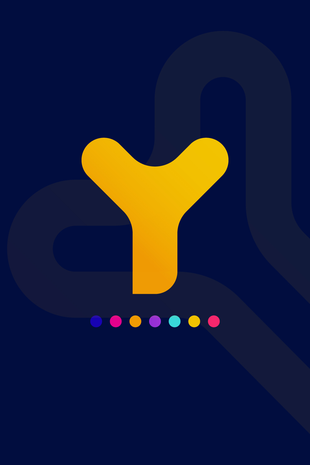 Y Letter Logo pinterest image.