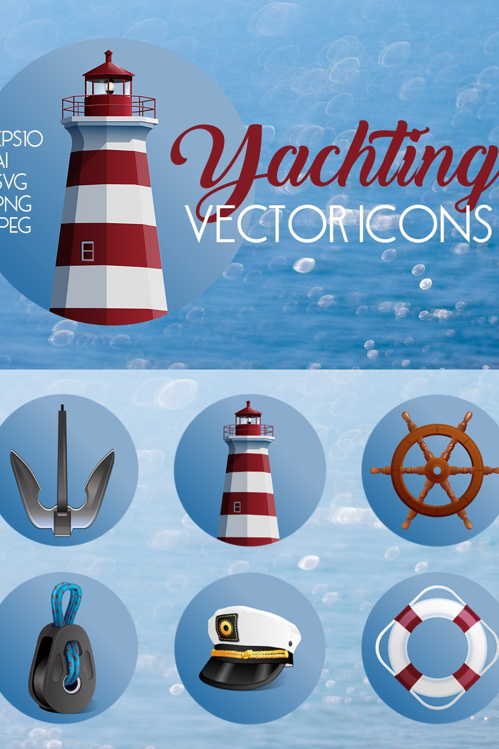 Yachting Icons - Pinterest.