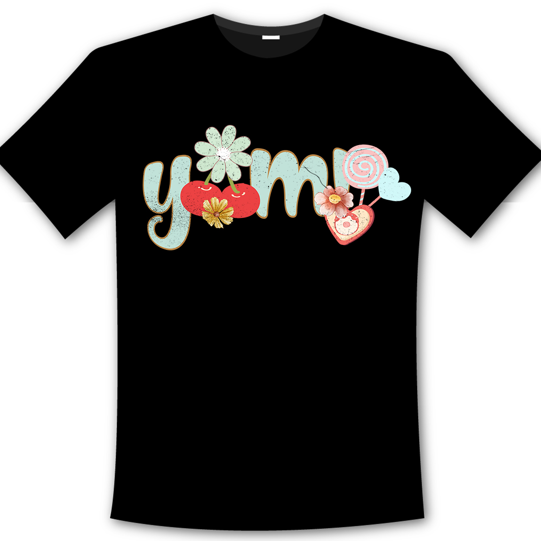 Retro Valentine’s Day T-Shirt Design image preview.