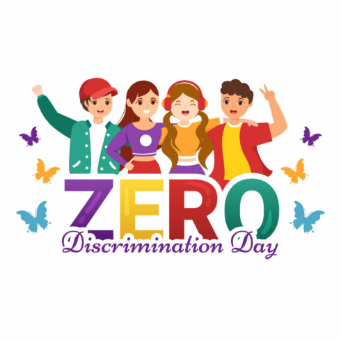 12 Zero Discrimination Day Illustration main cover.