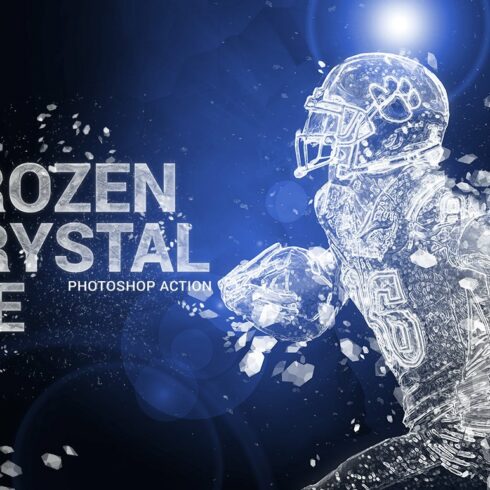 Frozen Crystal Ice Photoshop Actioncover image.