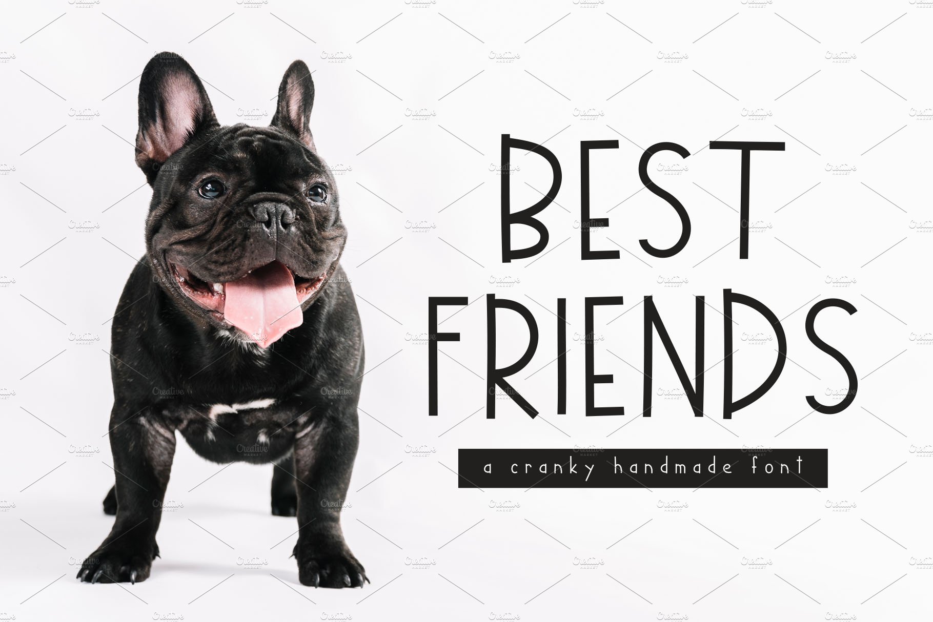 Best Friends Handmade Font cover image.