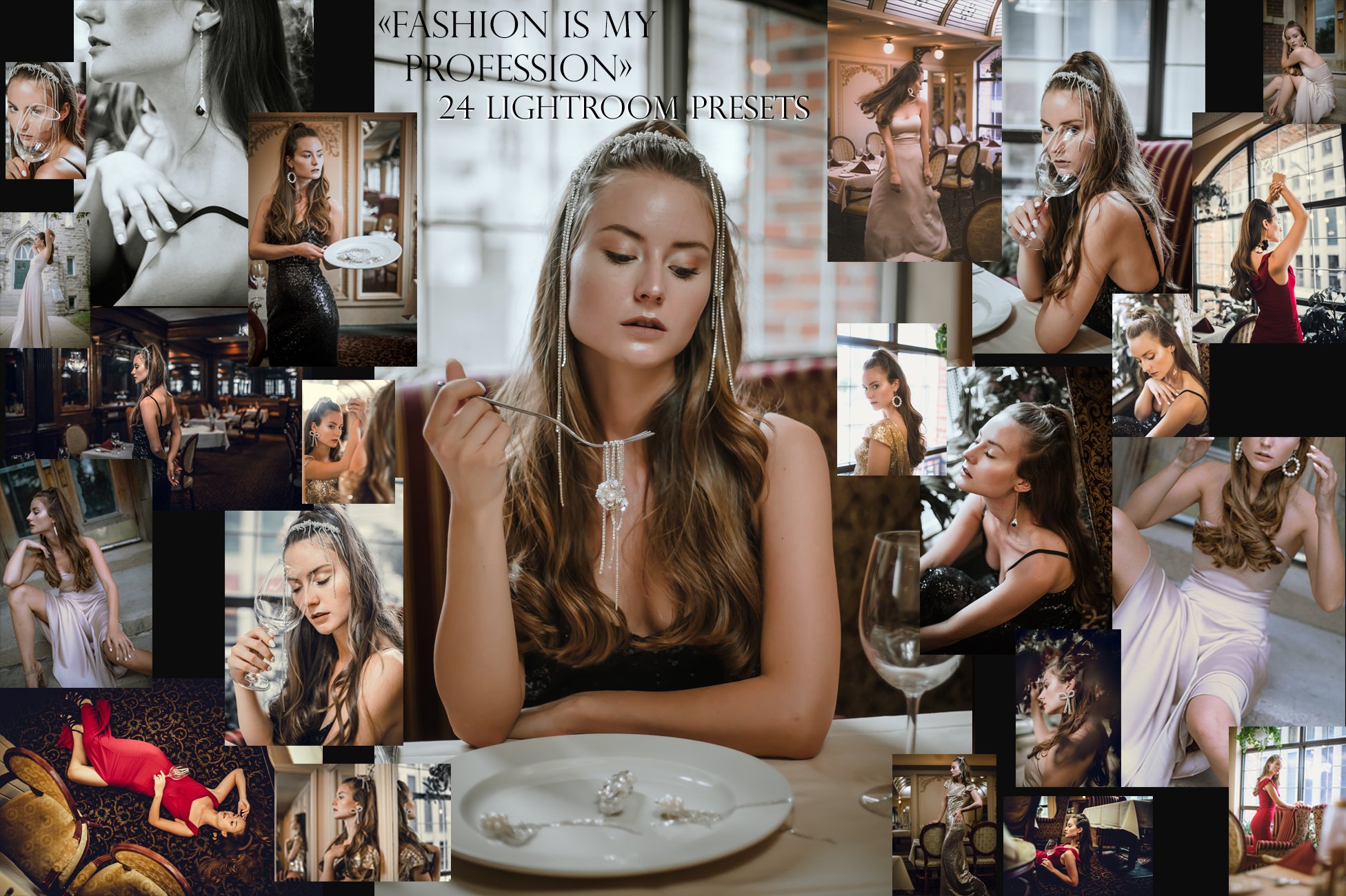 24 FASHION PORTRAIT PRESETS FOR LRcover image.