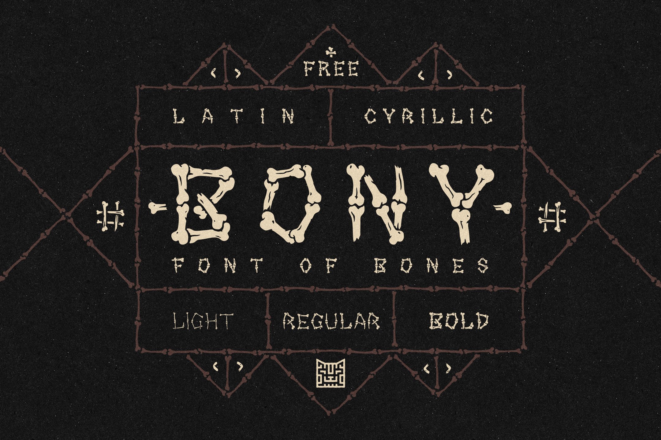 BONY | Font Of Bones cover image.