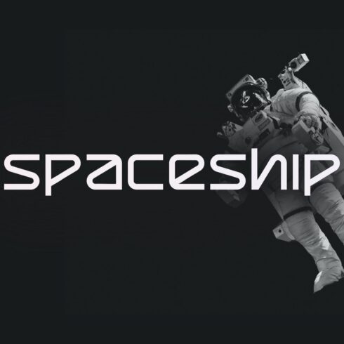 Spaceship Font cover image.