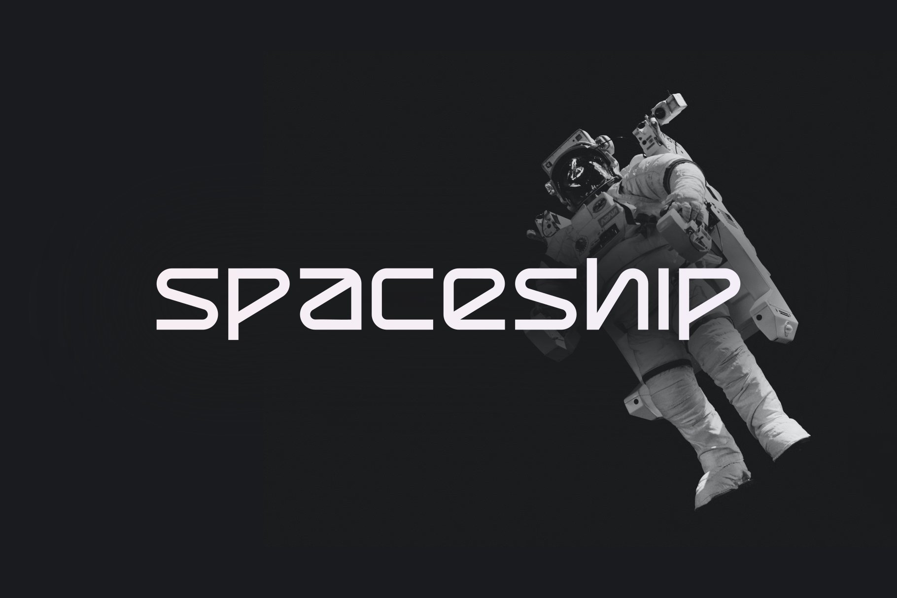 Spaceship Font cover image.