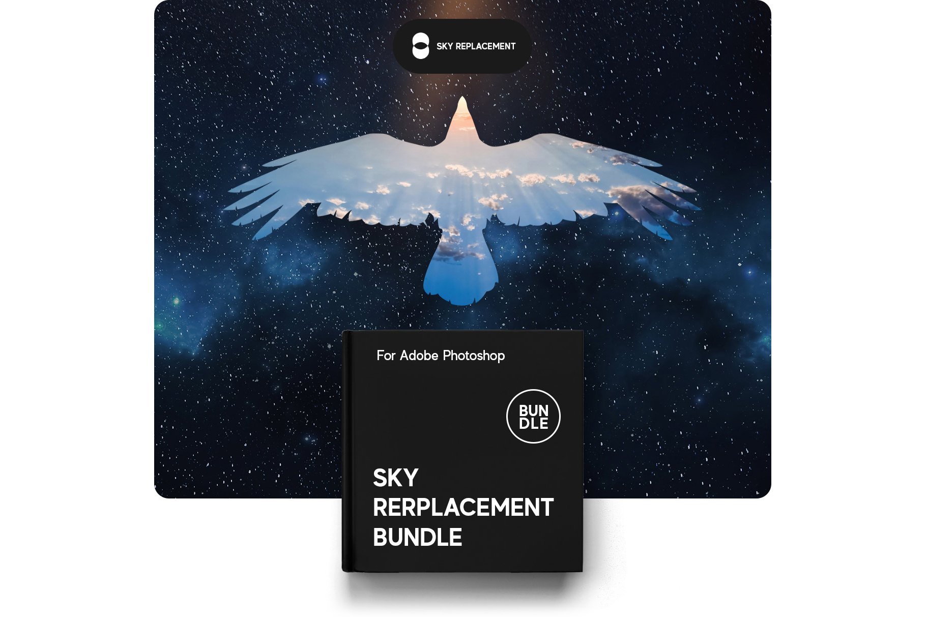 Sky Replacement Bundle for Photoshopcover image.
