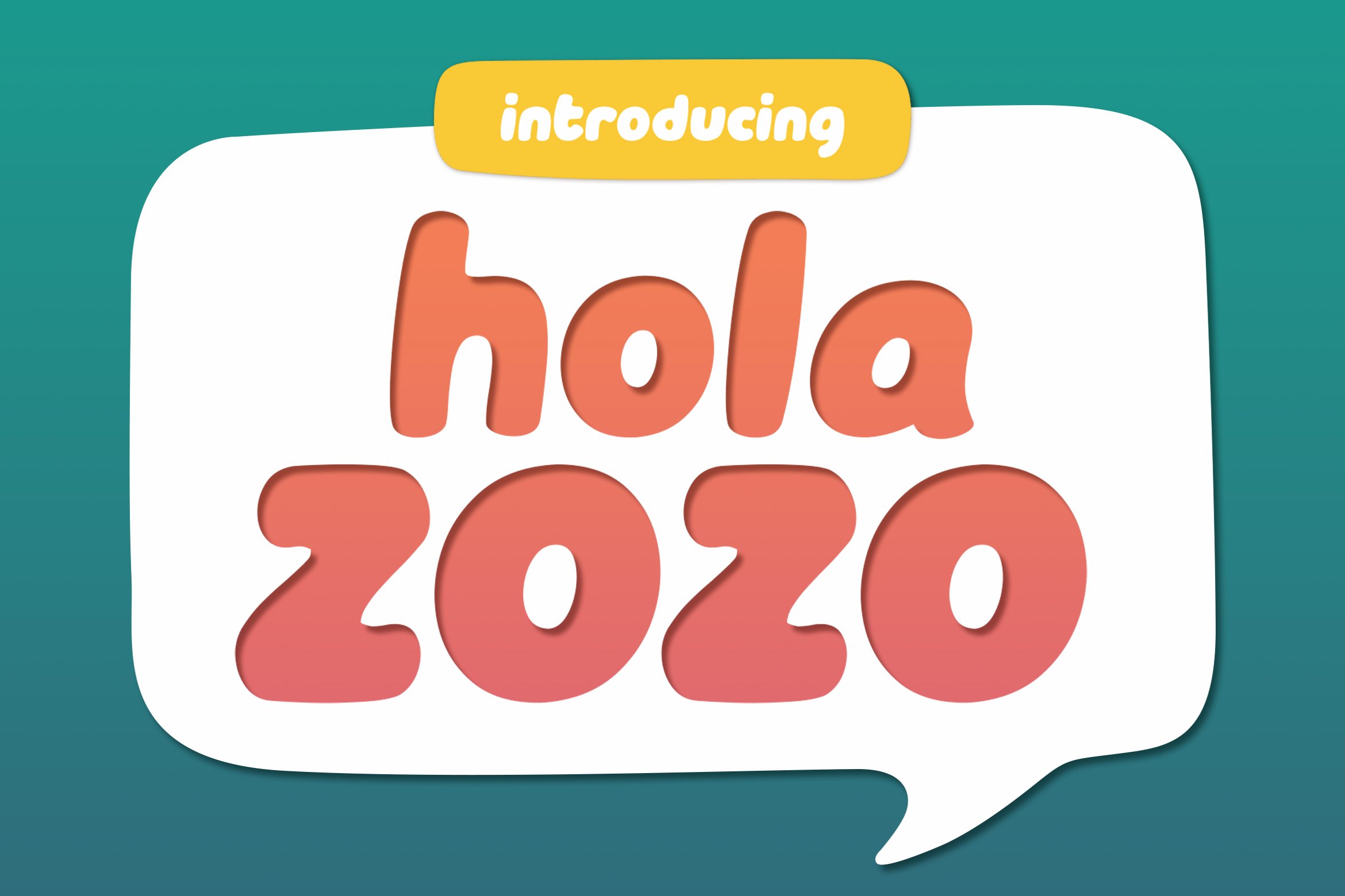 Hola Zozo ~ A Chubby Font cover image.