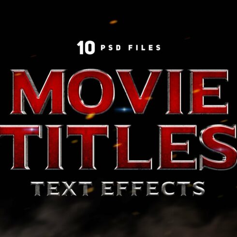 Movie Title Text Effectscover image.