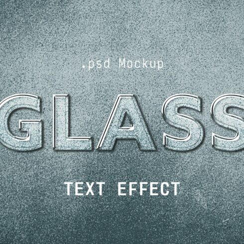Glass Text Effectcover image.