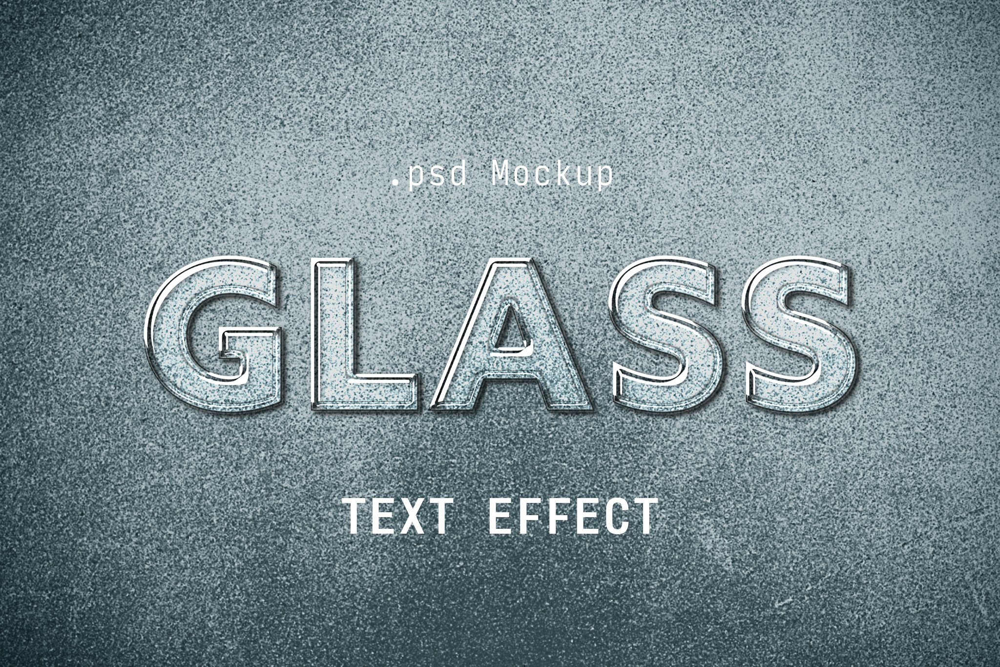 Glass Text Effectcover image.