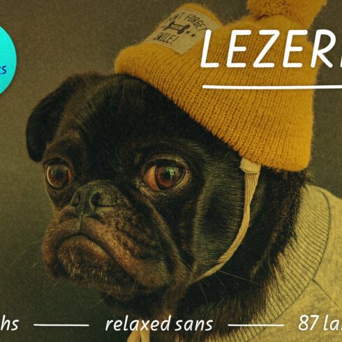 Lezerno Font — Relaxed Sans Serif cover image.