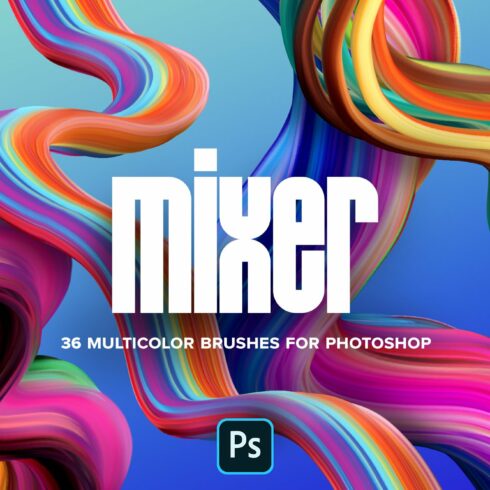 Mixer: Multicolor Photoshop Brushescover image.