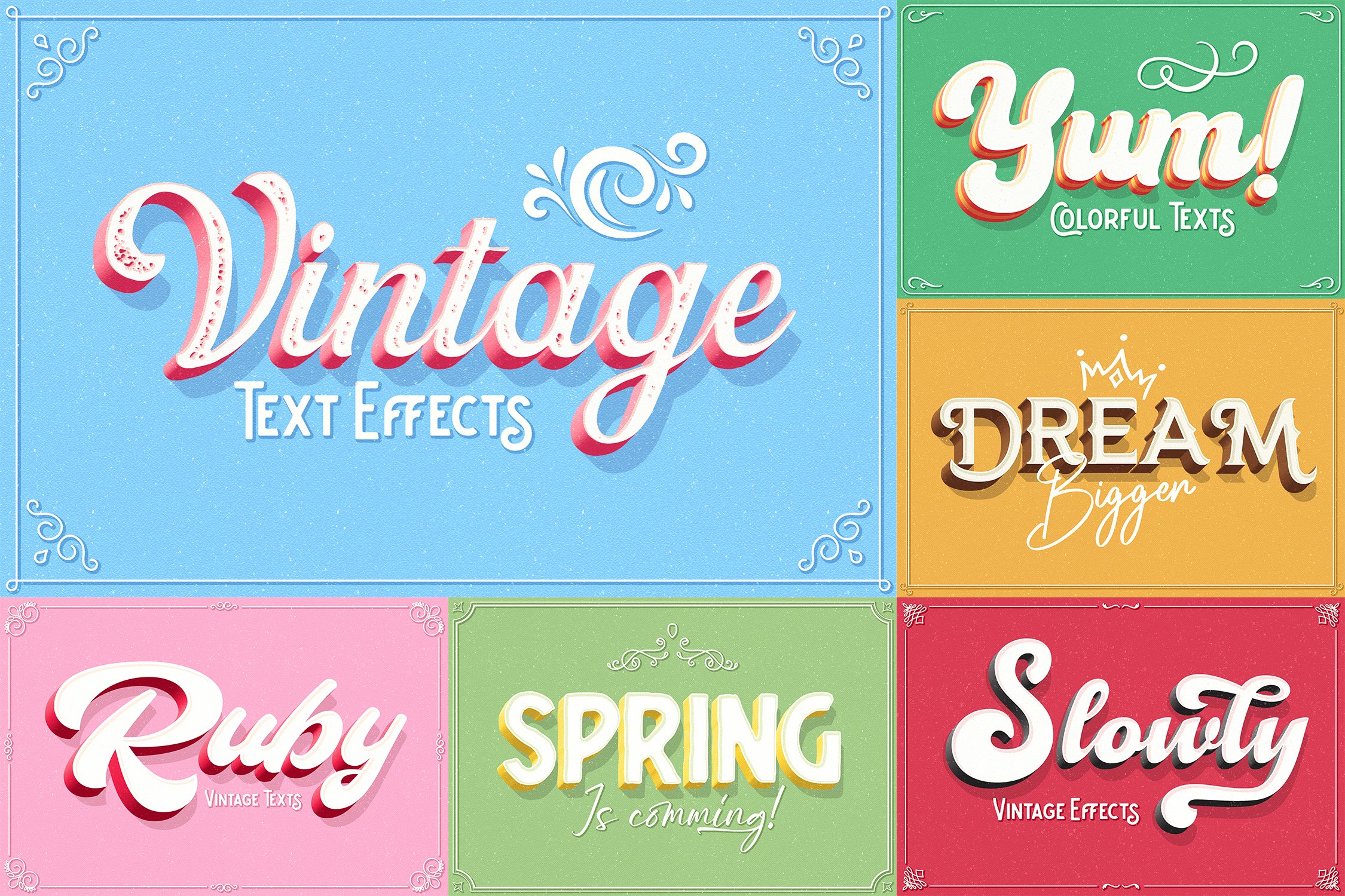 Vintage Text Effectscover image.