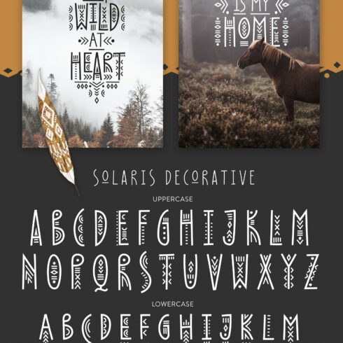 Solaris - Tribal Font Family cover image.