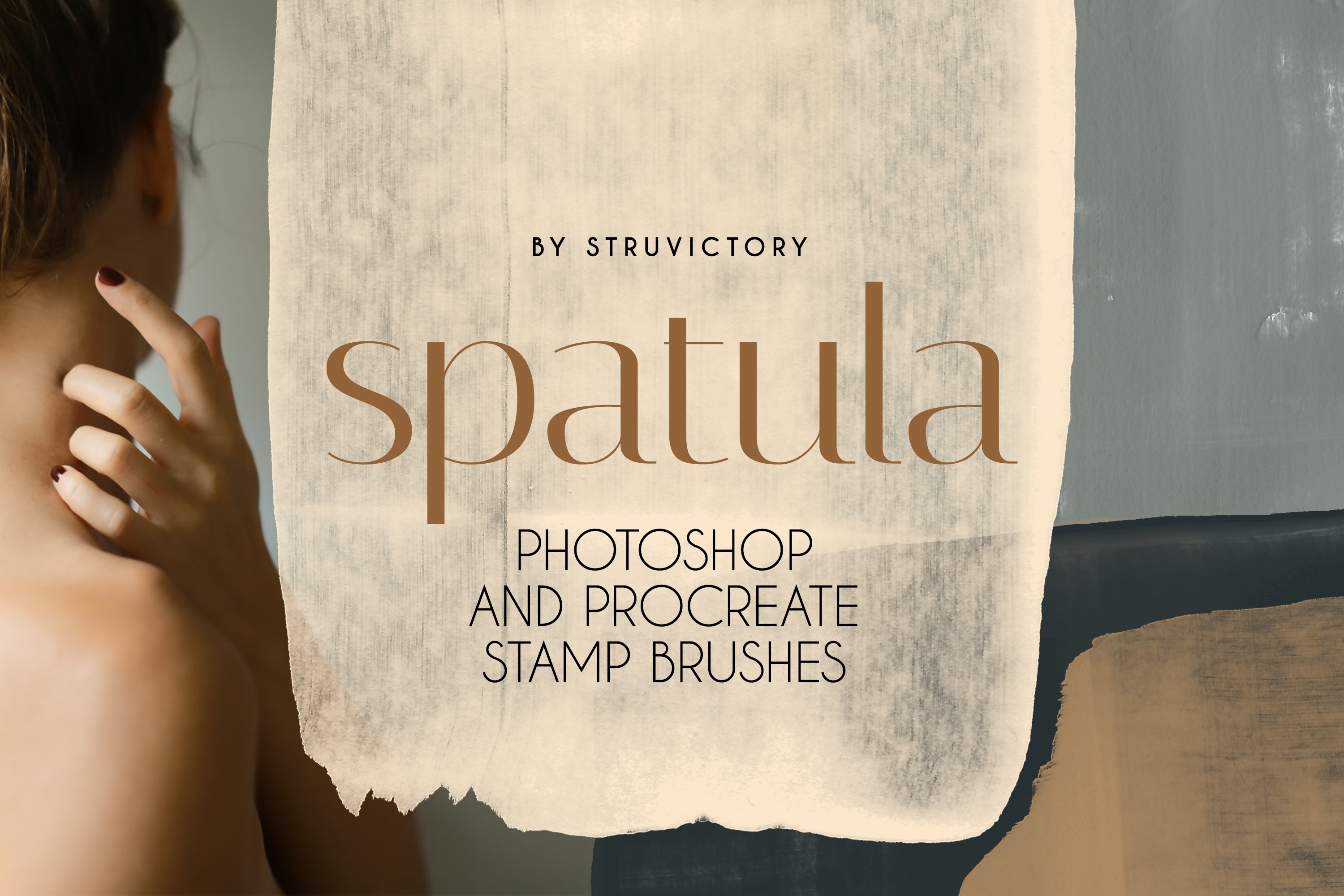 Spatula PS & Procreate Stamp Brushescover image.