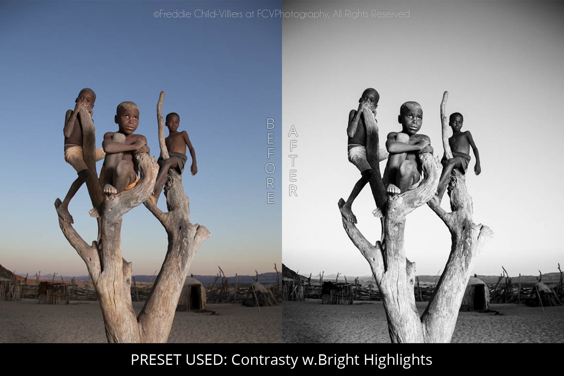 Pro Black & White Lightroom Presetspreview image.