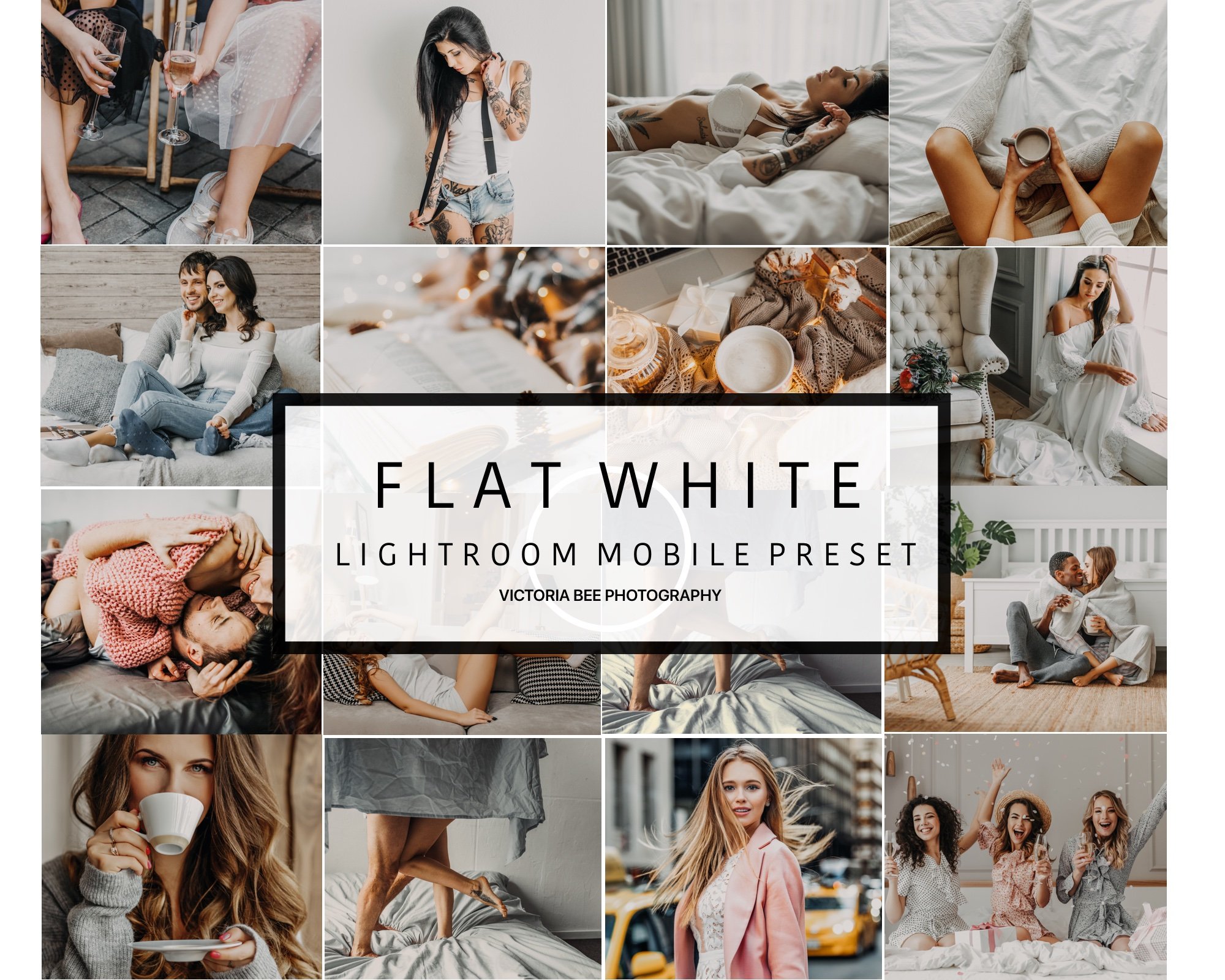 Mobile Lightroom Preset FLAT WHITEcover image.