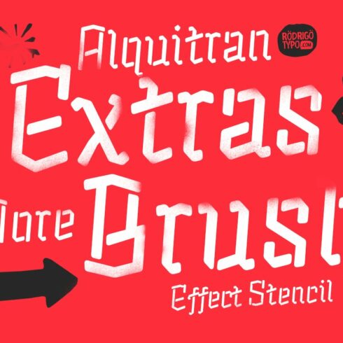 Alquitran Stencil Extra+Brush Psdcover image.