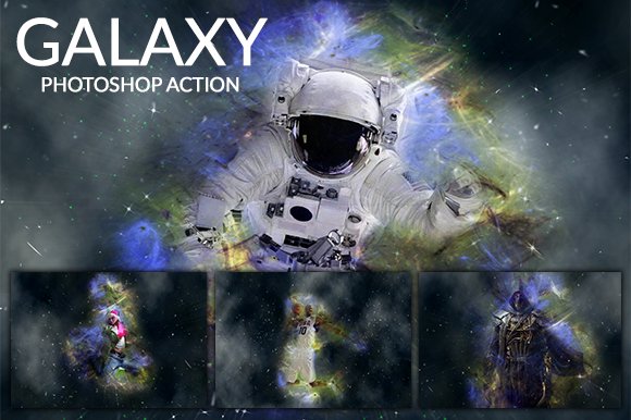 Galaxy - Photoshop Actioncover image.
