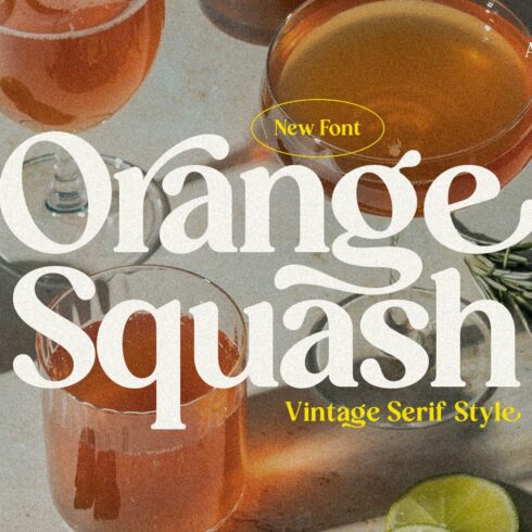 Orange Squash - Bold Vintage Serifcover image.