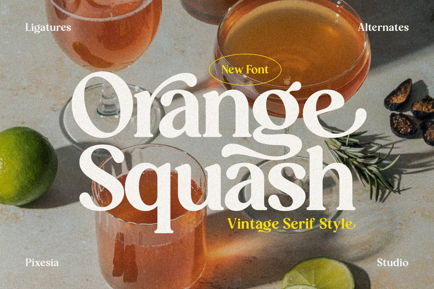 Orange Squash - Bold Vintage Serifcover image.