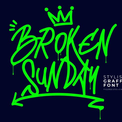 Broken Sunday - Stylish Graffiti cover image.