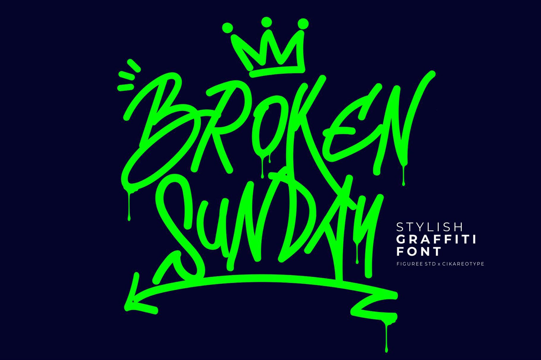 Broken Sunday - Stylish Graffiti cover image.