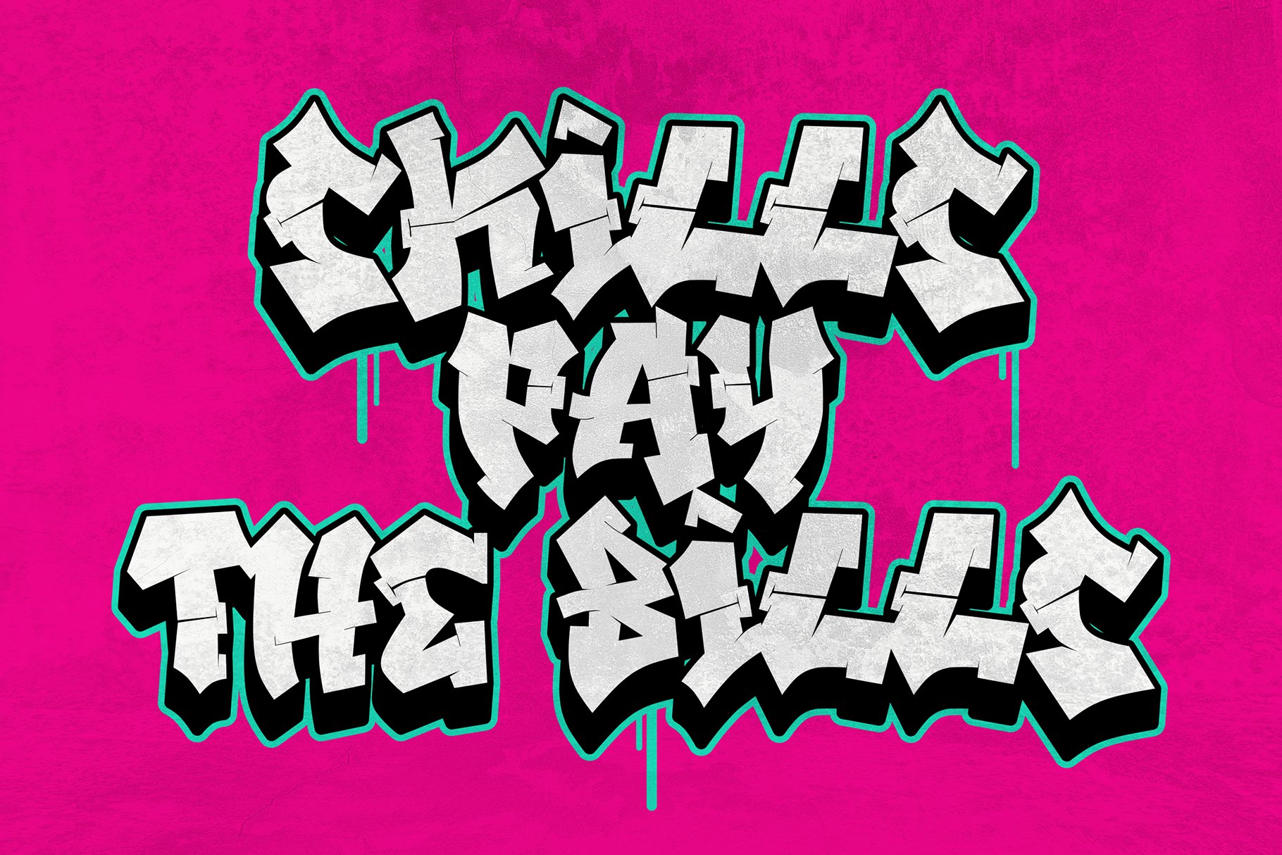 Xandercode - Awesome Graffiti Font preview image.