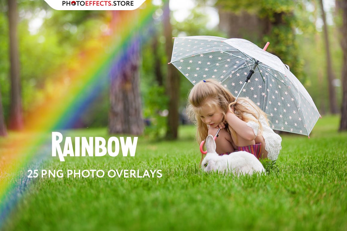 25 Rainbow Photo Overlayscover image.