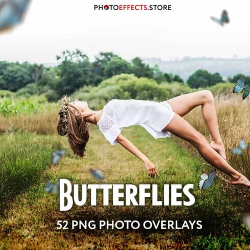 52+ Butterflies Photo Overlayscover image.