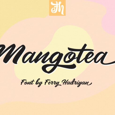 Mangotea - Script Font cover image.