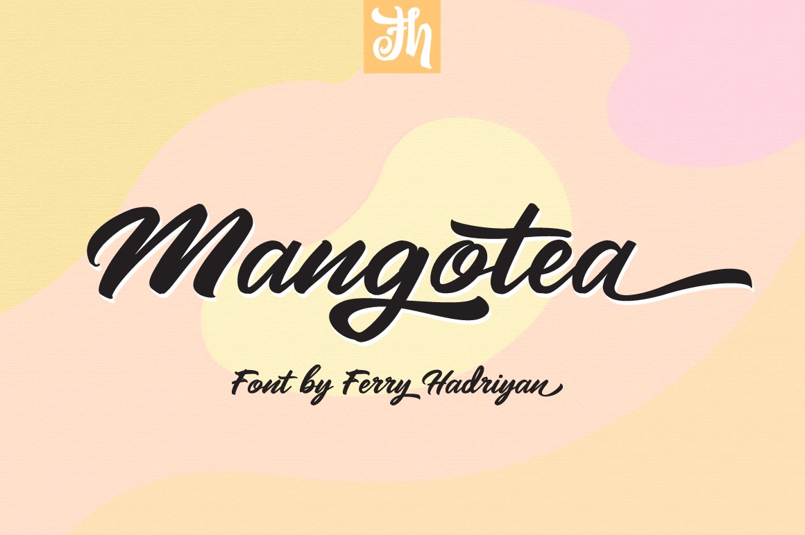 Mangotea - Script Font cover image.