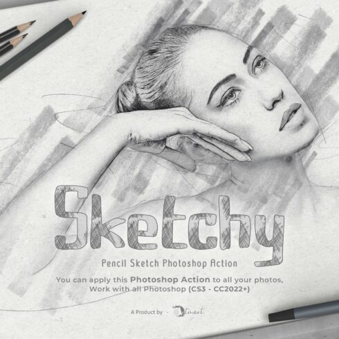 Sketchy | Pencil Sketch PS Actioncover image.