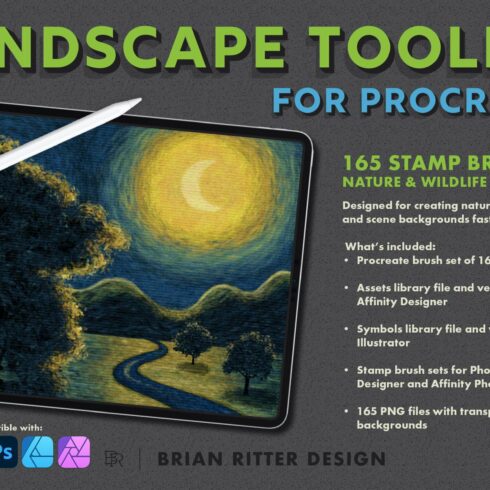 Landscape Toolkit for Procreatecover image.