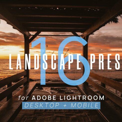16 Pro Landscape Lightroom Presets 2cover image.