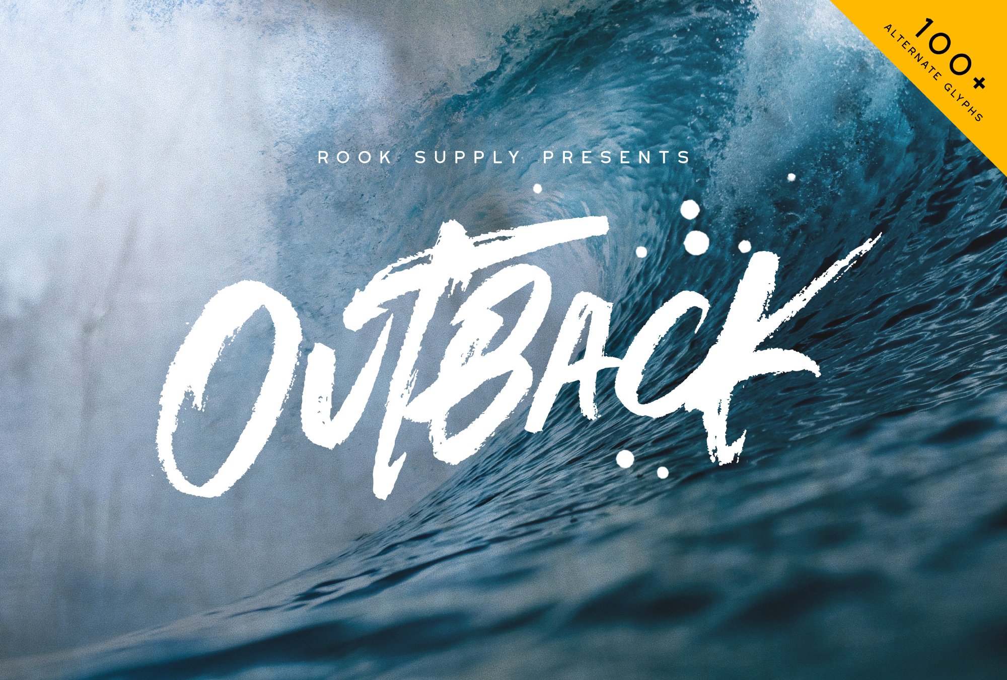 Outback Brush Font cover image.
