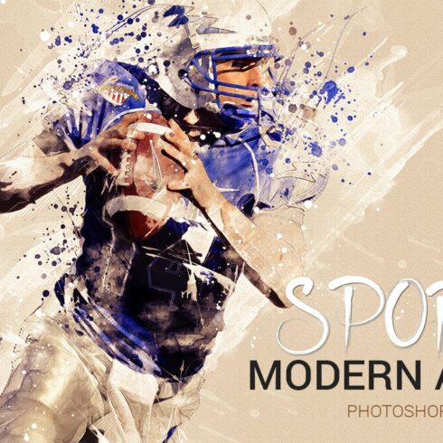 Sport Modern Art Photoshop Actioncover image.
