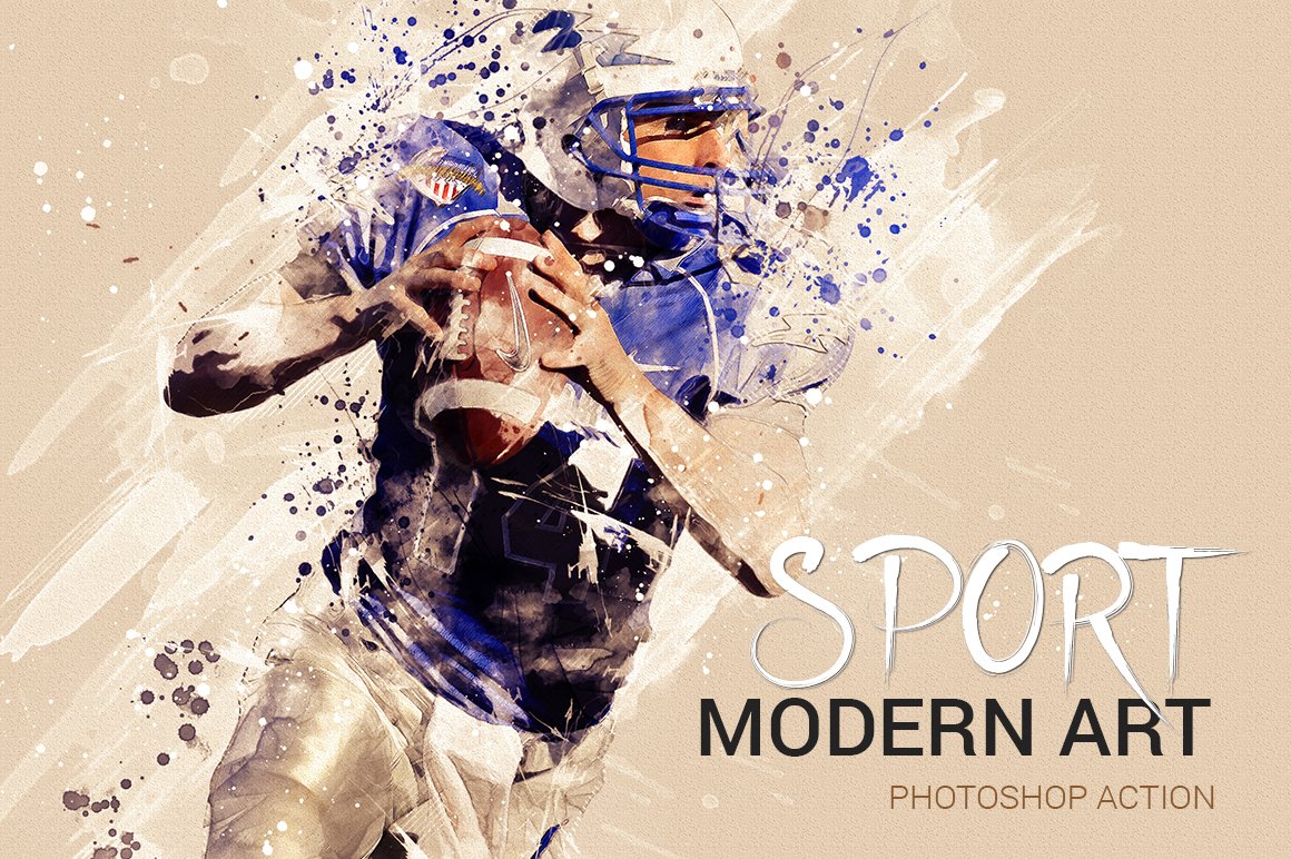 Sport Modern Art Photoshop Actioncover image.