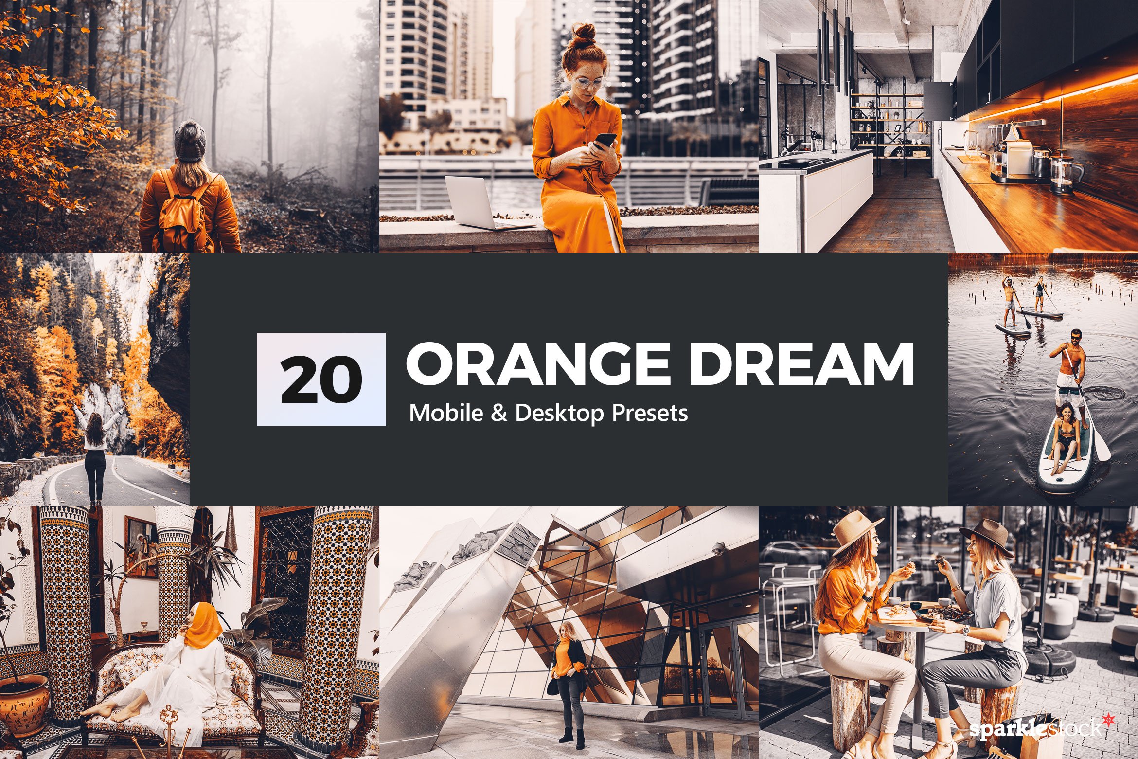 Orange Dream Lightroom Presets & LUTcover image.