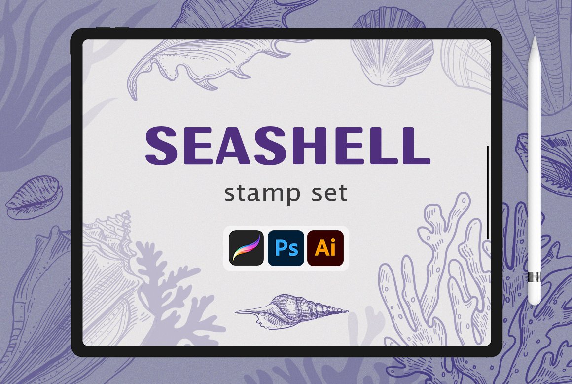 Procreate - Seashell Stampscover image.