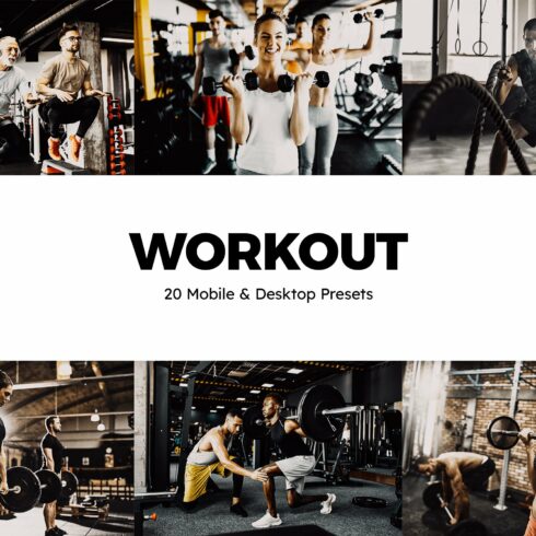 20 Workout Lightroom Presets & LUTscover image.