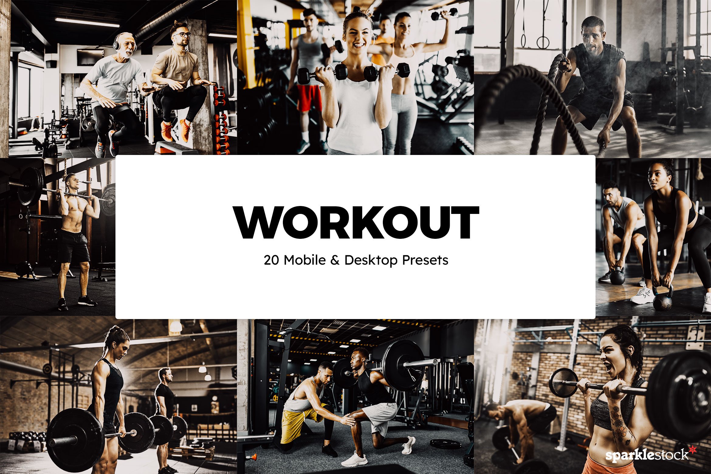 20 Workout Lightroom Presets & LUTscover image.