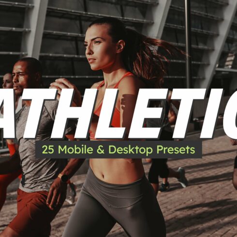 25 Athletic Lightroom Presets LUTscover image.