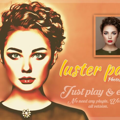 Luster Paint Photoshop Actioncover image.