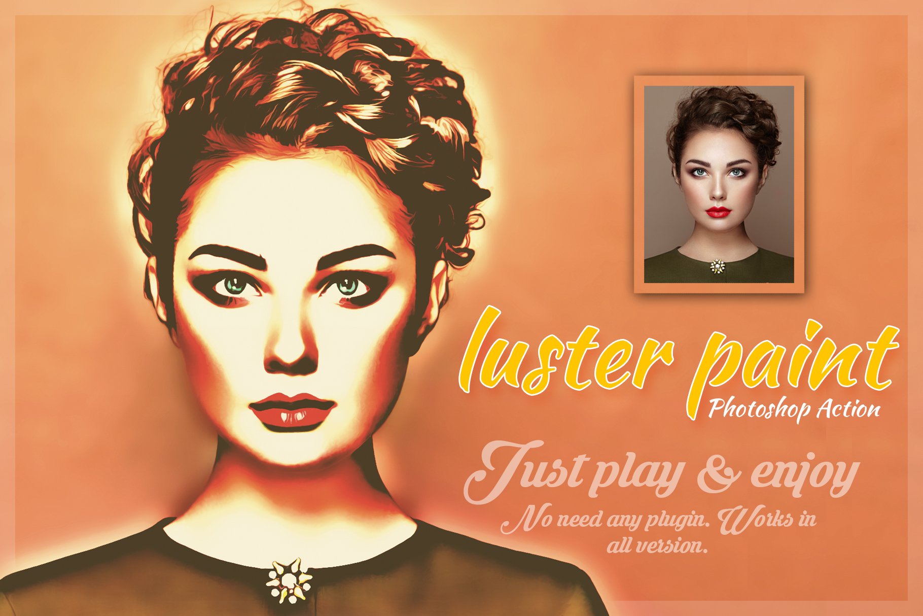 Luster Paint Photoshop Actioncover image.