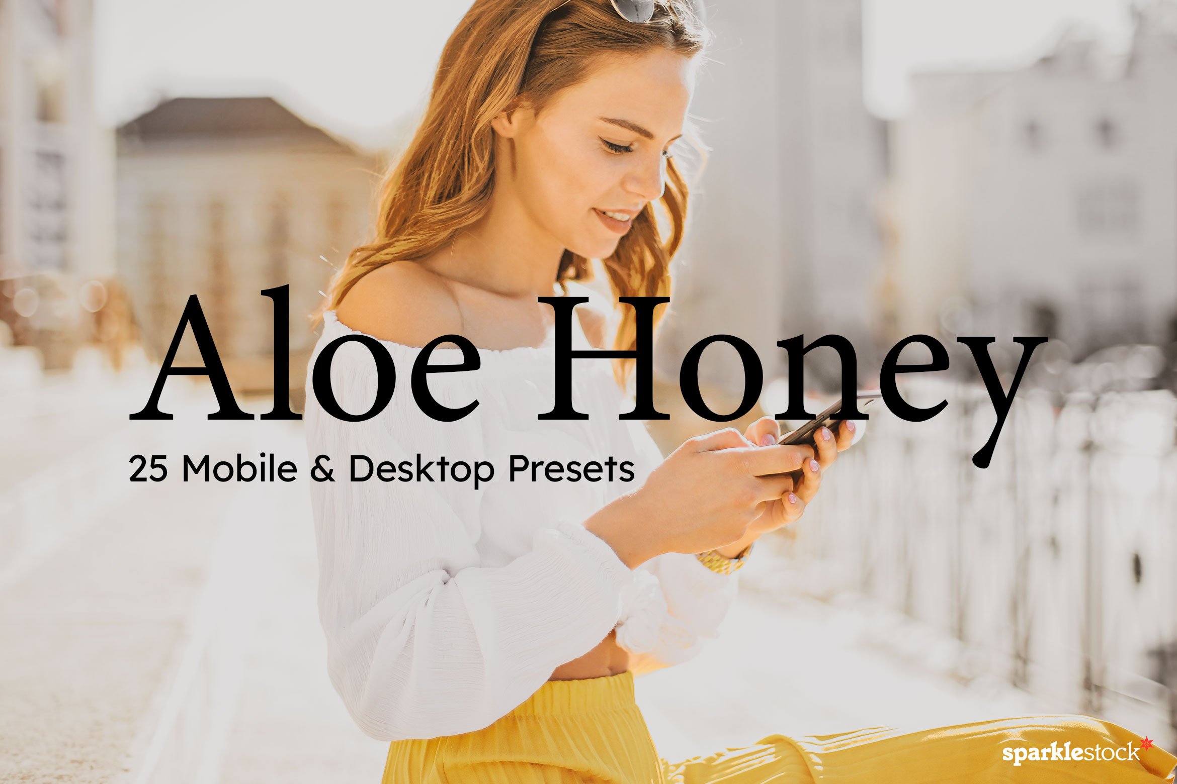 25 Aloe Honey Lightroom Presets LUTscover image.