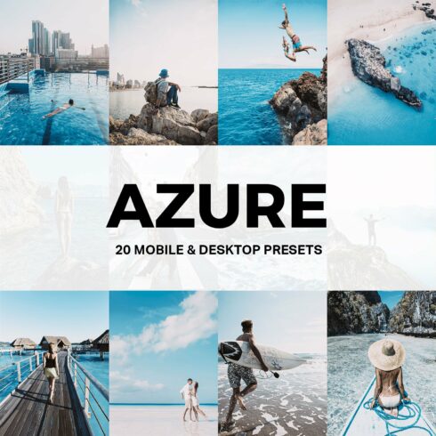 20 Azure Lightroom Presets and LUTscover image.